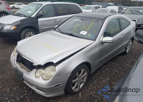2002 Mercedes-Benz C 230 from USA, damaged, VIN WDBRN47J12A376894